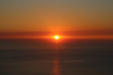 sunset in southern Italy