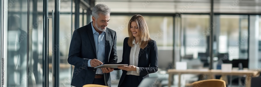 Poster Participating in a Collaborative Business Meeting in a Modern Office Setting is essential for fostering an environment where brainstorming, consultation, and innovation can thrive effectively