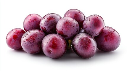 Fototapeta premium Fresh Wet Grapes Close-Up Generative AI