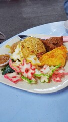 Nasi Padang, in the food court