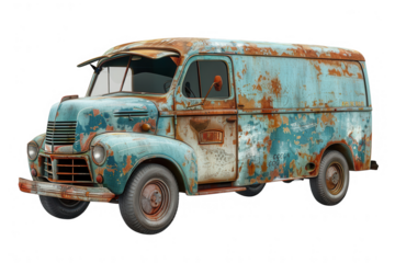 Vintage Rusted Van