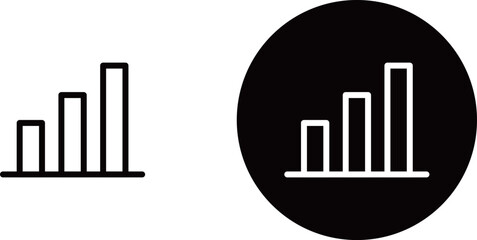 グラフのアイコン素材