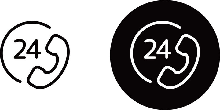 24時間電話受付のアイコン
