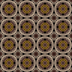 Pattern with crochet granny square wallpaper handmade decorative art design print 