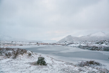 winter in the mountains