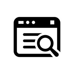 Website search analytics icon