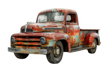Classic Vintage Rusty Pickup Truck