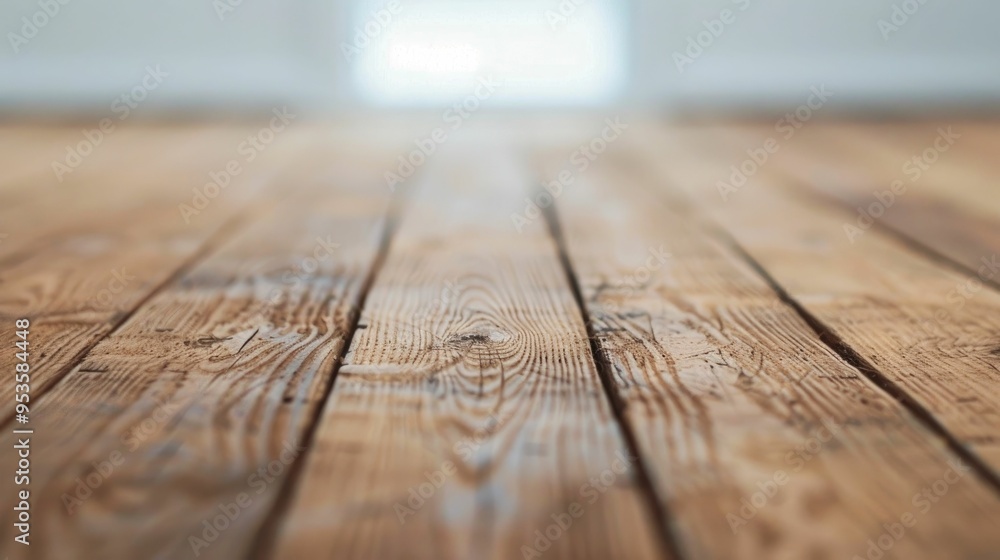 Poster wooden table surface in rustic vintage style providing a clean minimalist background for ab testing 