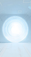 Obraz premium Abstract blue swirl background