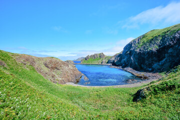 快晴の空と澄海岬