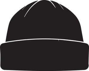 Hat silhouette vector illustration  design