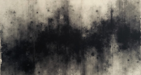 Abstract Art: Black Stains on Canvas for Contemporary Artistic Expression