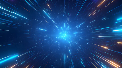 Fototapeta premium Speed ​​of light