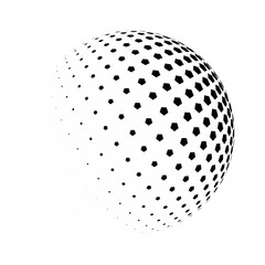 3D sphere background 