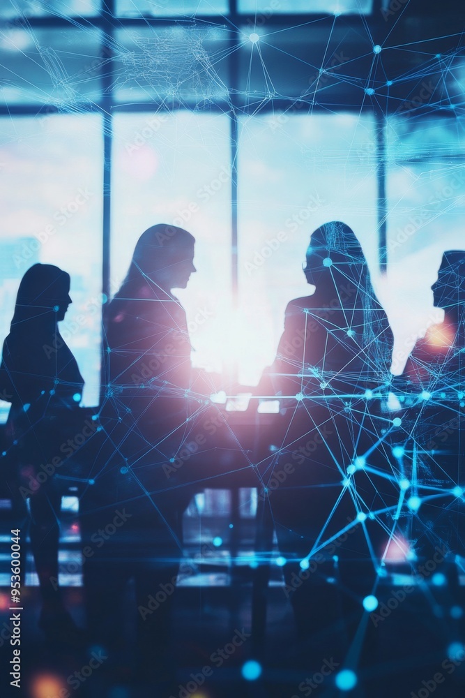 Aufkleber empowering effective business collaboration in the evolving digital era to foster innovation and gro