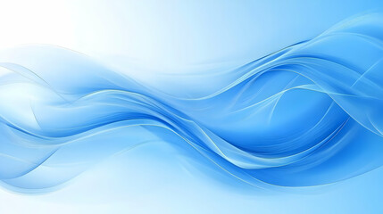 Obraz premium Abstract Blue Wavy Background