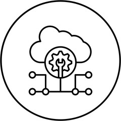 Cloud computing Icon