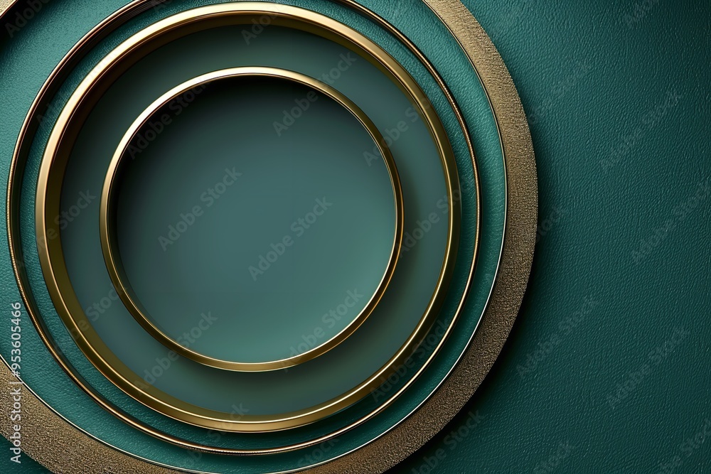 Poster create an eye-catching template using an opulent. generative ai