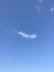 cloud on blue sky
