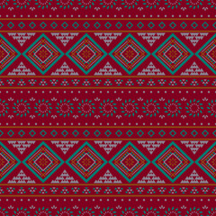 Ancient echoes Aztec geometric seamless patterns southwest Navajo Native American tribal ethnic earth tone for textile printing
