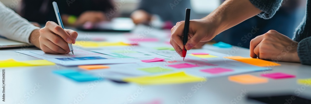 Poster Join us for a dynamic and engaging Collaborative Brainstorming Session, where we will use sticky notes and pens to generate ideas and explore new concepts together in a fun, interactive environment