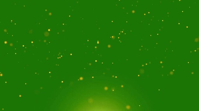 Gold Dust Green Screen Video