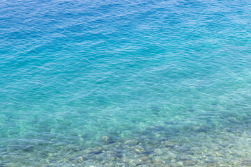 Clear water in Croatia, Brela