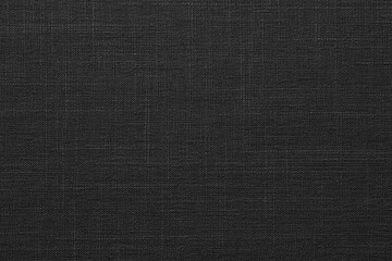 black burlap surface, natural linen fabric material