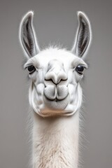 Obraz premium Llama Showing Off Chewing Expression