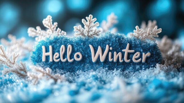 Winter Bliss: December’s Icy Charm and Hello