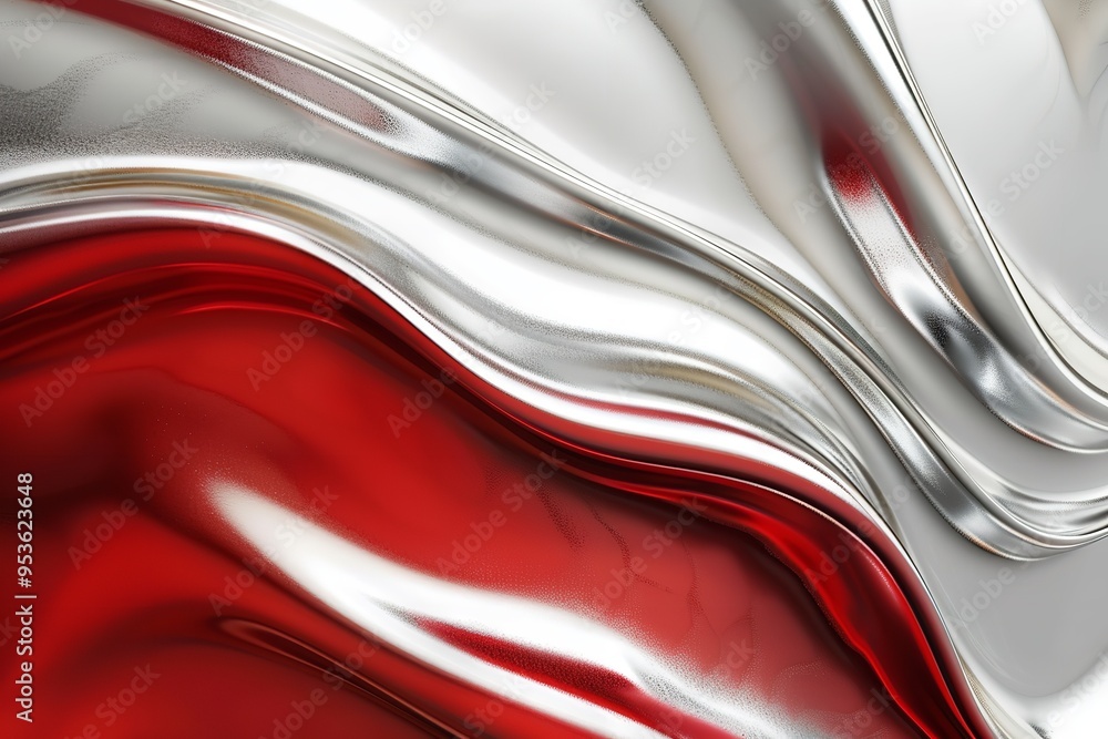 Fototapete create a sleek and contemporary abstract design with silva. generative ai
