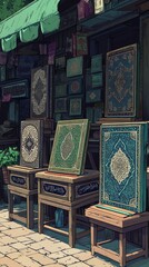 Koran Stand Artisan Craft Islam Religion Spiritual Symbol