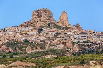 Uchisar city in Cappadocia, Turkey.
Amazing and ancient landmark.