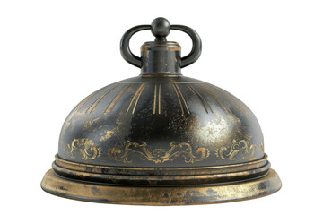 Elevate your designs with this antique bell, perfect for adding a vintage touch to your projects and presentations. isolated on a white background, transparent background.