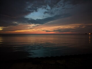 Sunrise on Lake Michigan