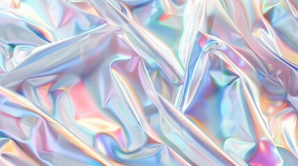 A futuristic pattern of holographic projections, with a sleek, metallic sheen