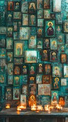 Obraz premium Icons Orthodox Church Eastern Orthodox Christianity Religion Spiritual Symbol