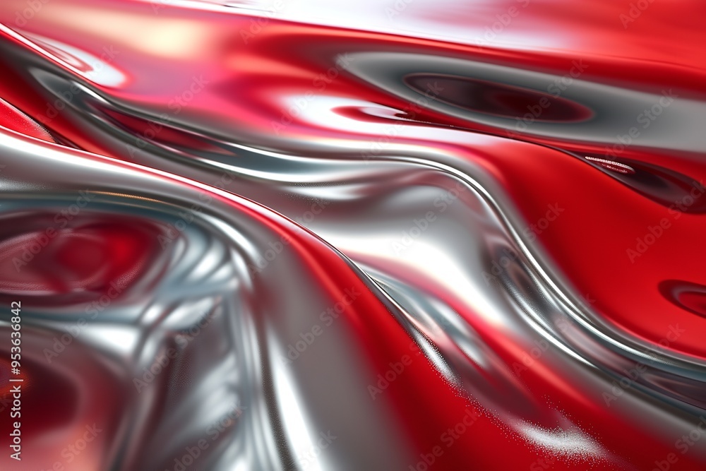 Poster create a sleek and contemporary abstract design with silva. generative ai