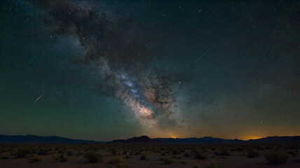 Naklejka premium starry night sky