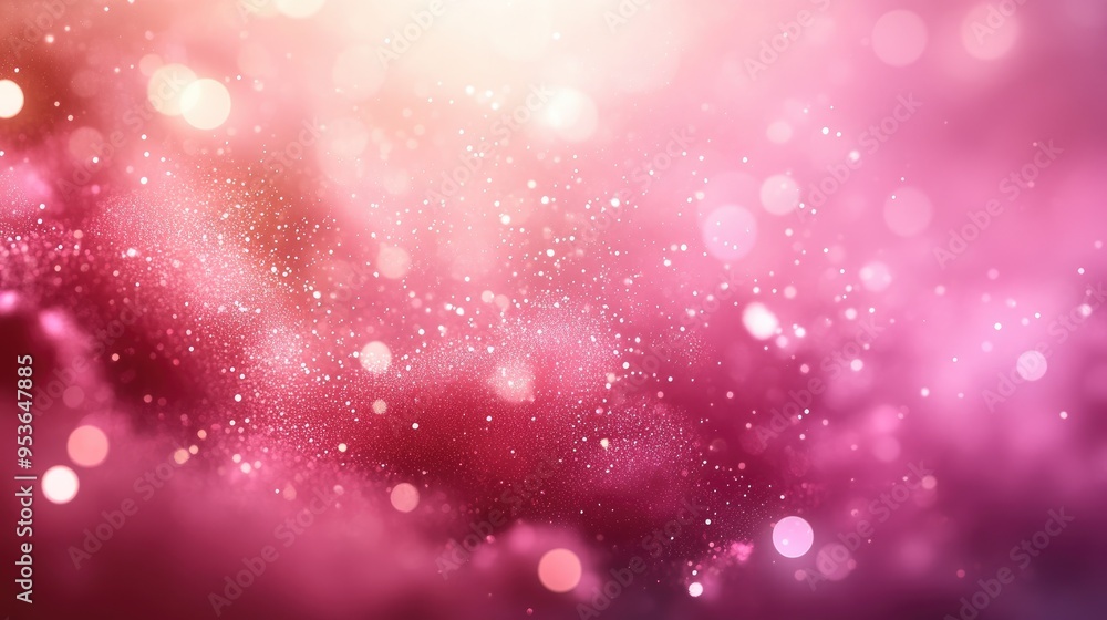 Poster abstract pink background with glitter. perfect for adding a touch of magic and sparkle to your desig