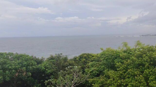 Beach view from rumassala Sri Lanka