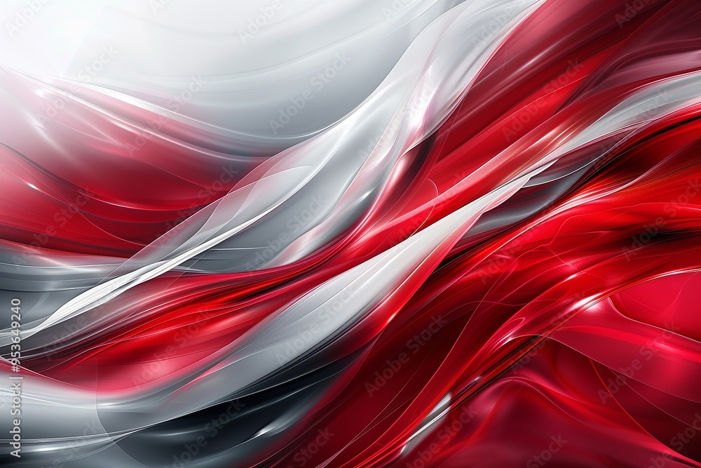 Fototapete create a sleek and contemporary abstract design with silva. generative ai