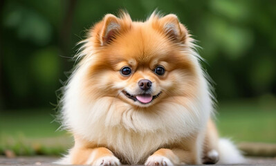 Pomeranian cute dog