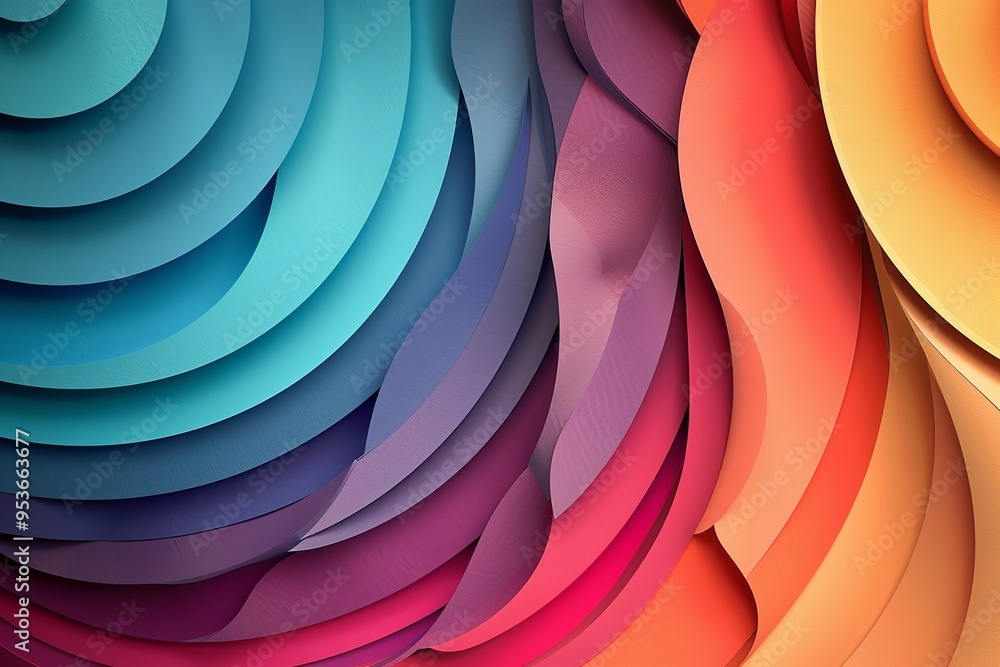 Poster create an aesthetically arresting abstract background feature. generative ai