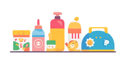 Beautiful white plastic shampoo bottle with blue liquid, isolated on white background, perfect for beauty and hygiene