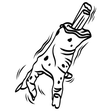 recommend clip art: Zombie Hand Halloween Doodle Drawing Illustration