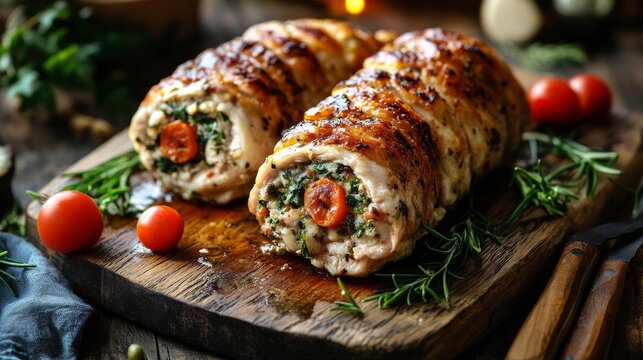Chicken stuffed