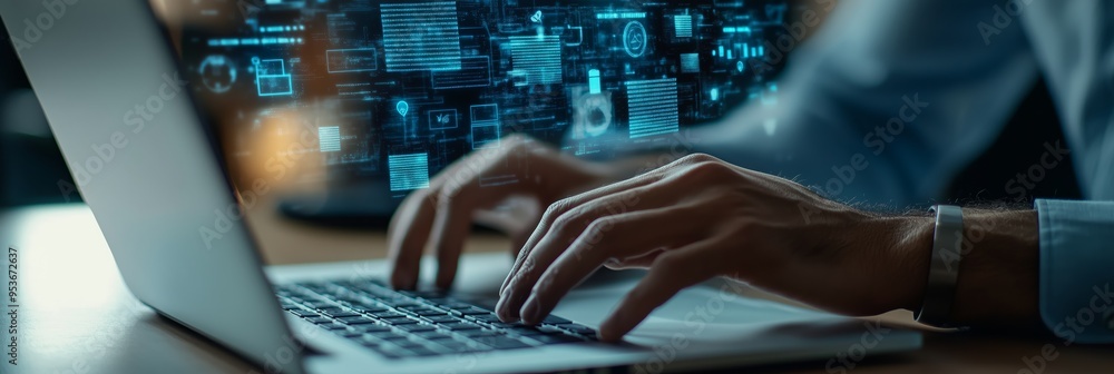 Poster Exploring Business Innovation The Role of Digital Transformation and Data Analytics in Enhancing Modern Workspaces for Greater Efficiency and Competitive Advantage in the Industry