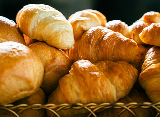 croissants on a table