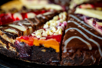 cake with chocolate